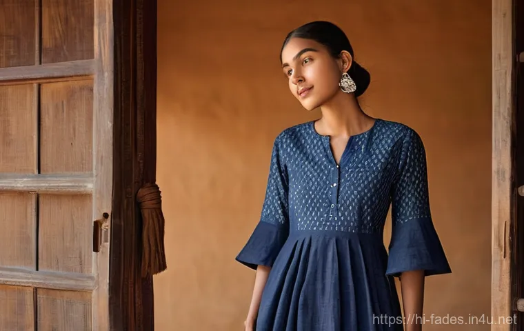 패션디자인과 해외 패션 트렌드 - **Sustainable Fashion with Artisan Craftsmanship**
    A sophisticated young woman, appearing to be ...